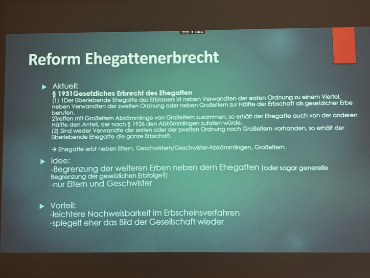 Ergebnis des workshops Nachlassrecht