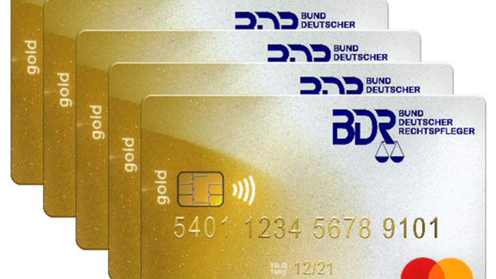 BDR-Matercard Gold Verbandskreditkarte BDR-Mastercard Gold Verbandskreditkarte