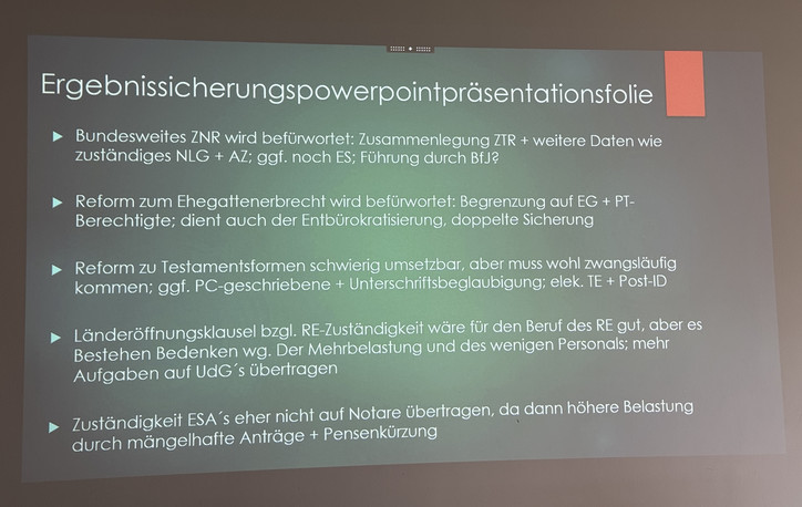 Ergebnis workshop Nachlassrecht